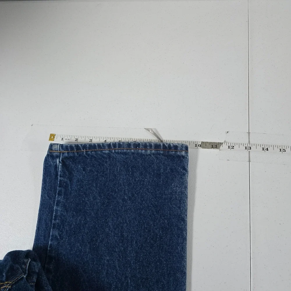 Vintage Levis 517 Orange Tab Jeans Mens 38x30 Made in Canada Dark Wash Bootcut